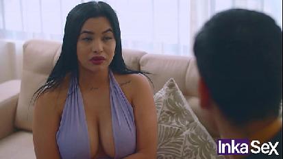 Ricattare la cameriera latina dalle tette grosse finale epico